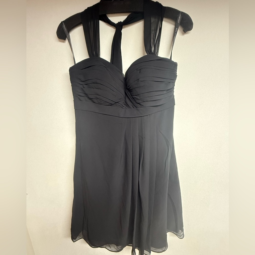 Bill Levkoff black bridesmaid dress. Excellent condition, used once. - Picture 3 of 10
